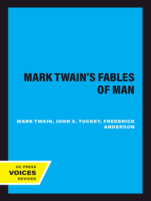 cover image of Mark Twain's Fables of Man